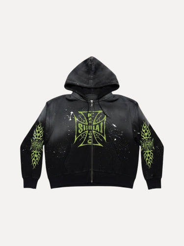 Midori Splatt Zip Hoodie
