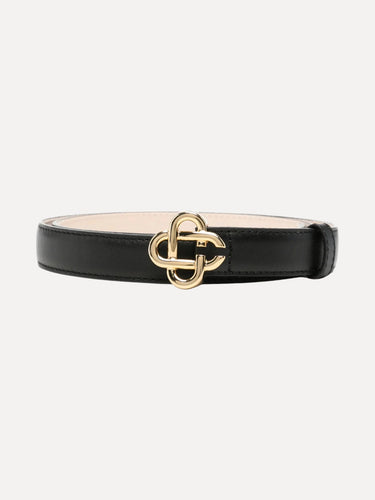 CC Logo Leather Belt