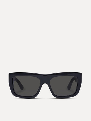 Bottega Veneta Luxury Designer Ribbon Butterfly Sunglasses in Black at SIZE Boutique