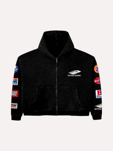 Patches Jacket Black