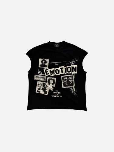 Newspaper Sleeveless Tee