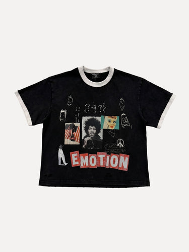 Black Static Tee