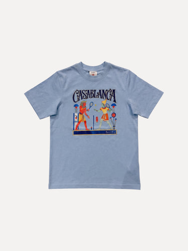 Tennis Match T-Shirt Blue