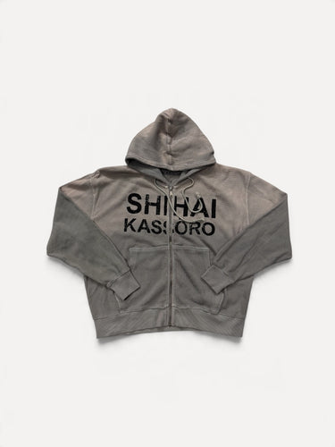 Thermal Grey Zip Up Hoodie