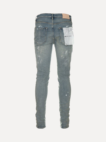 Light Indigo Paint Blowout Jean - SIZE Boutique