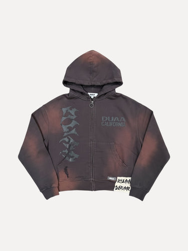 Duaa Cave Stone Hoodie Burnt