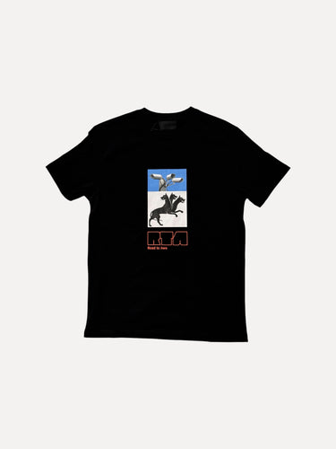 Liam Slim Fit Black Cerberus T-Shirt