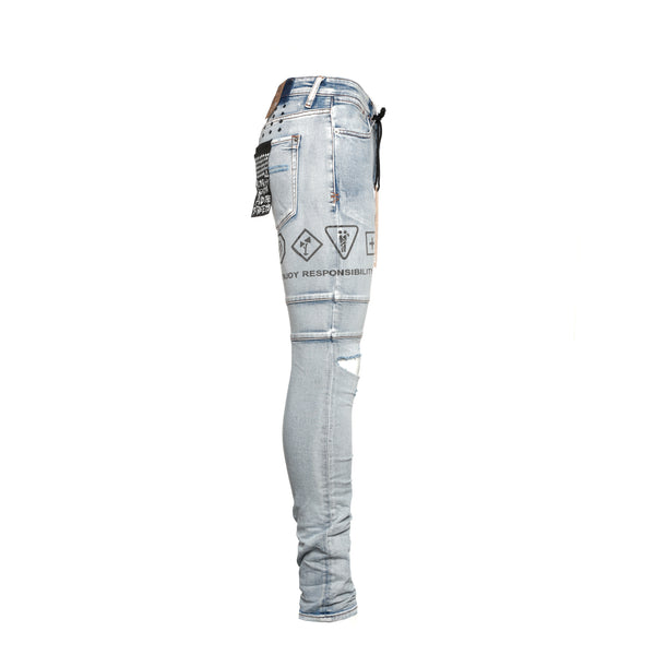 Van Winkle "Enjoy Thrashed" Men's Skinny Jeans - SIZE Boutique