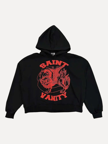 Griffin Hoodie Black Red