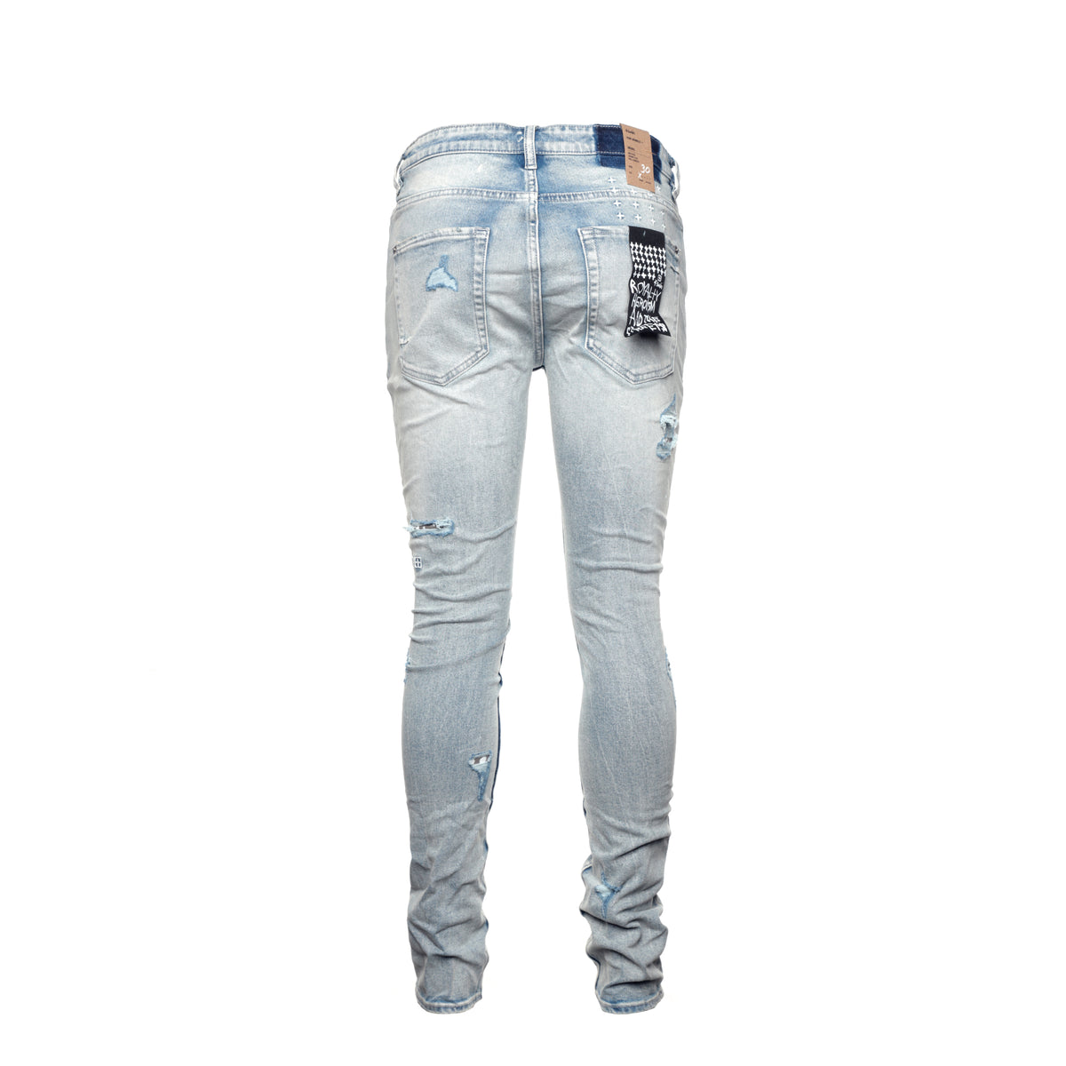Ksubi Van Winkle Punk Blue Shred Men's Jean - SIZE Boutique