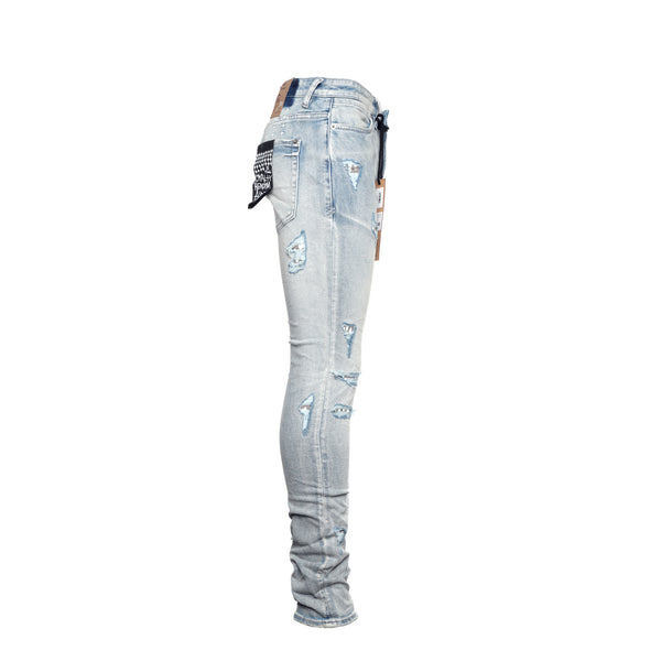Ksubi Van Winkle Punk Blue Shred Men's Jean - SIZE Boutique