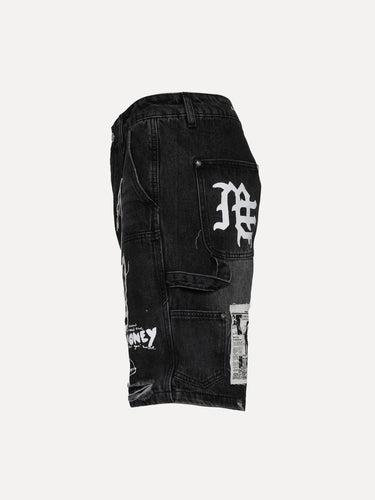 ShopSizeUSA AI Shorts Black Side Thumbnail at SIZE Boutique