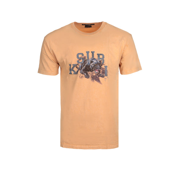 Ksubi "Apex" Biggie Men's SS Graphic Tee Orange- SIZE Boutique