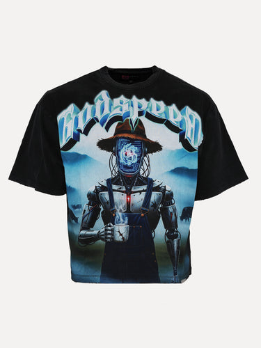 Godspeed Aura Farm T-Shirt Black at SIZE Boutique