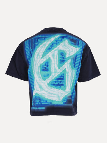 Godspeed Aura Farm Men's Navy Box SS T-Shirt - SIZE Boutique