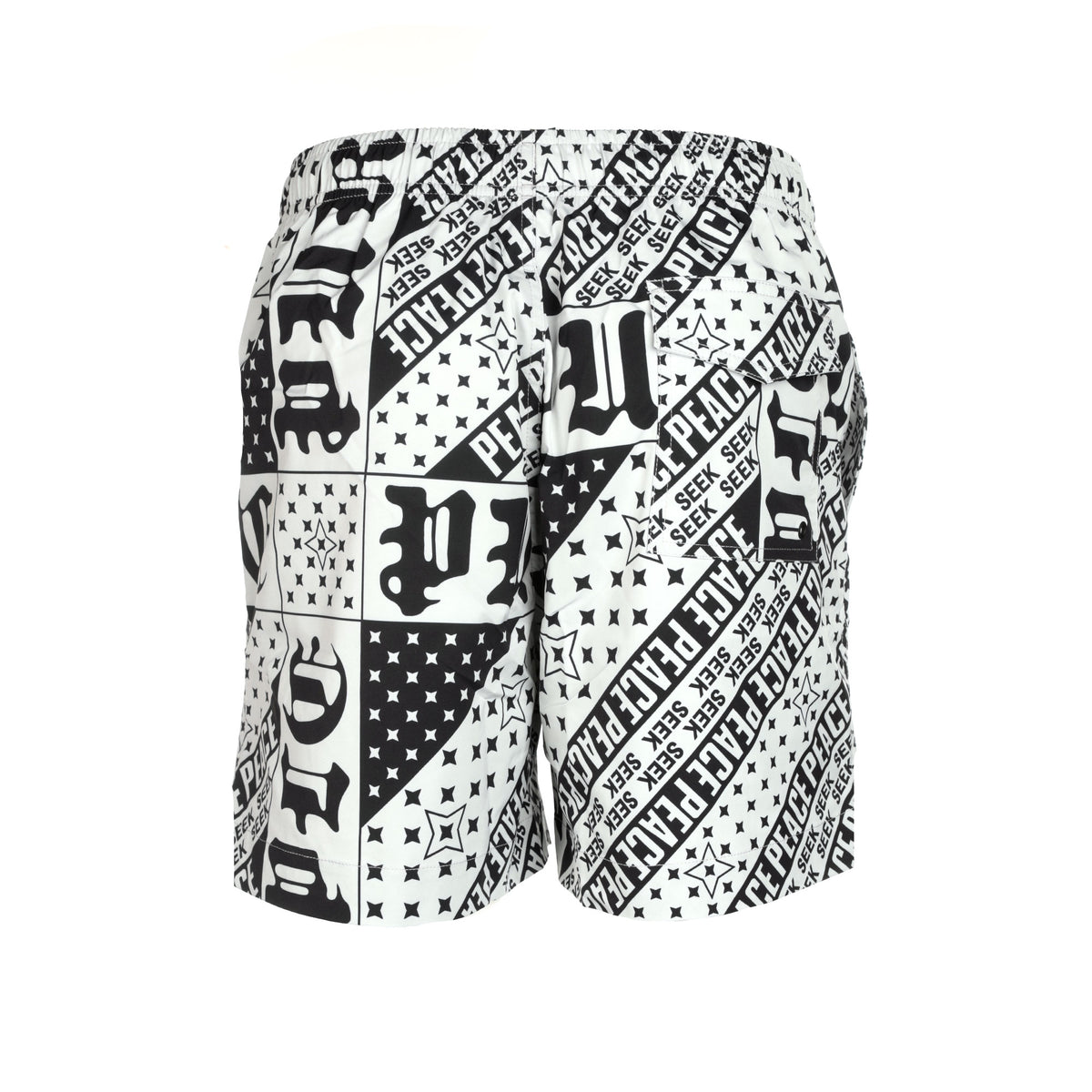 Purple Brand Black "Flag Bandana" Men's Shorts - SIZE Boutique