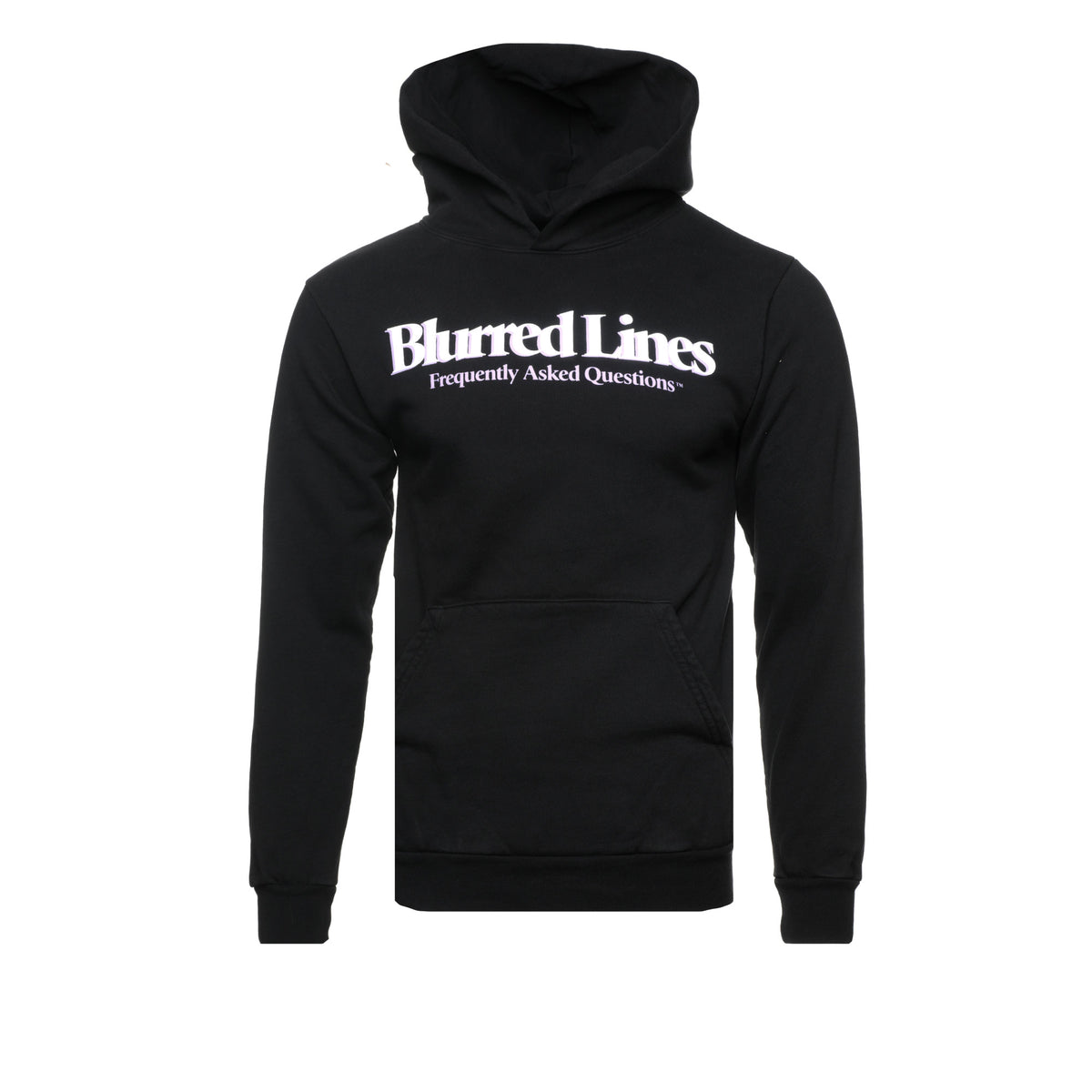 FAQ "Blurred Lines" Men's Black Hoodies - SIZE Boutique