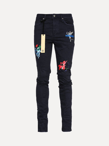 Ksubi Chitch NFT Jean Navy Front View at SIZE Boutique