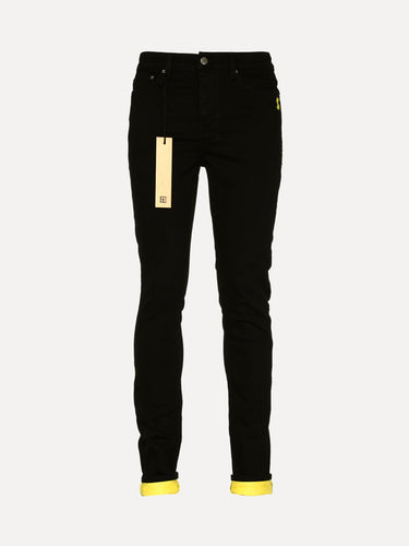 Ksubi Chitch Roll Up Jean Yellow Front View at SIZE Boutique