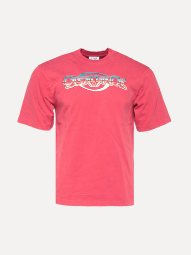 ShopSizeUSA Chrome Red Tee Red Front View at SIZE Boutique