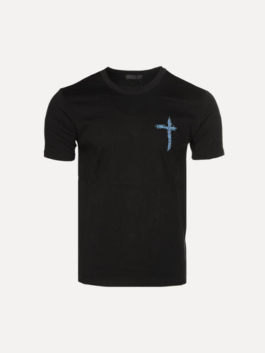Black Circuit Cross T-Shirt - SIZE Boutique