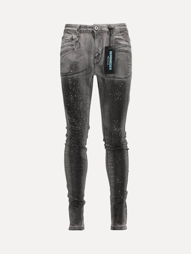 SERENEDE Cosmos Jeans Grey Front View at SIZE Boutique