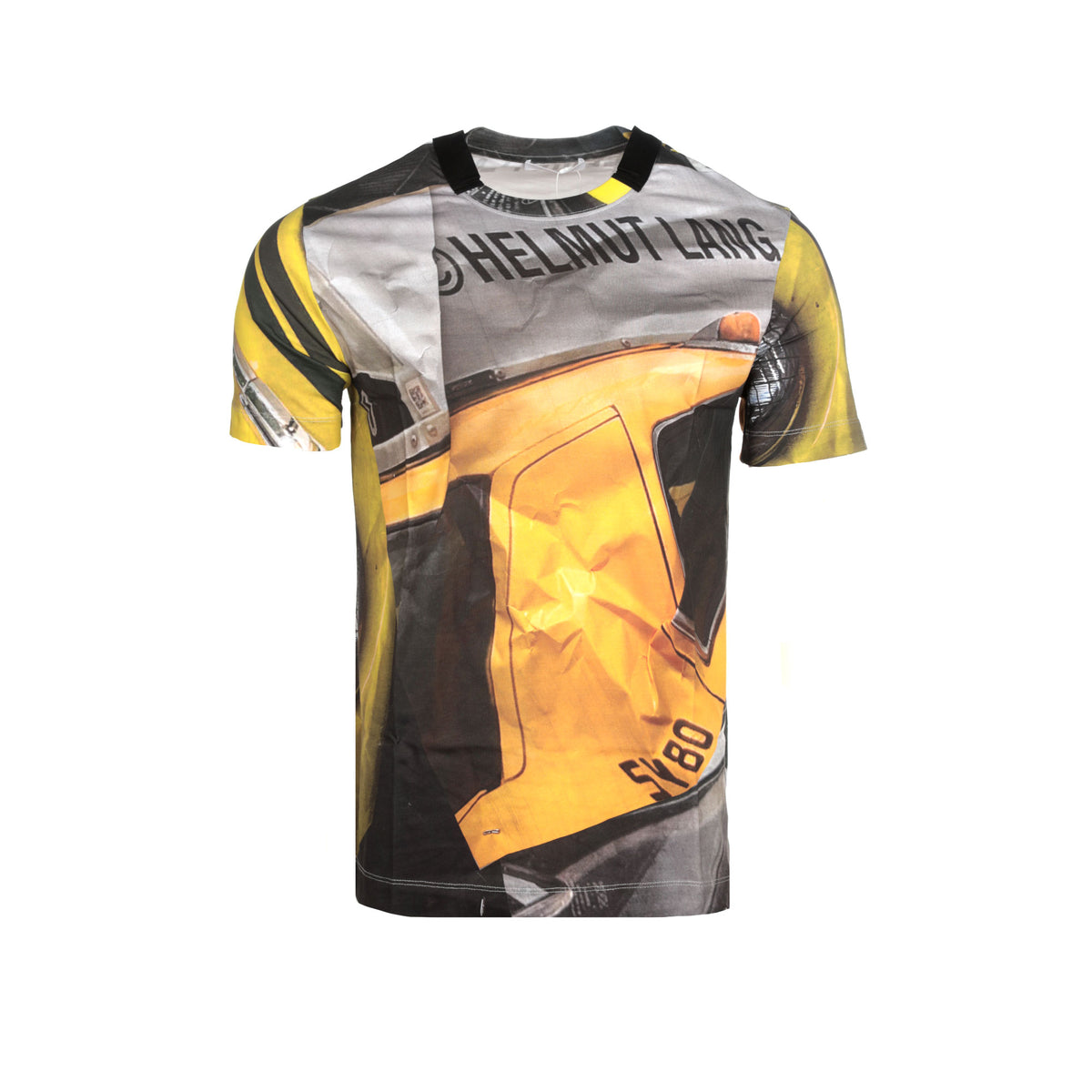 Helmut Lang "Crinkled Photo Print" SS T-Shirt - SIZE Boutique