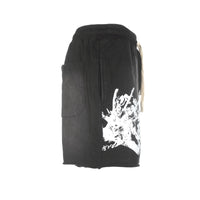 Retrovert "Hand Patch" Men's Faded Black Shorts - SIZE Boutique