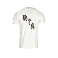 RTA Liam Tee in Black Collegiate Broken Dreams White - SIZE Boutique