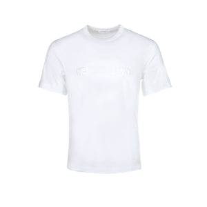 Helmut Lang "Logo OS" Men's SS Tee White- SIZE Boutique