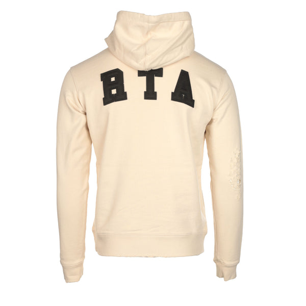 RtA Markus Collegiate Beige Men's Pullover Hoodie - SIZE Boutique