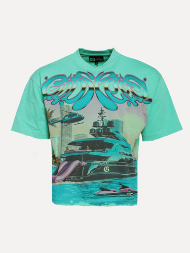 Pas De Monaco Memento T-Shirt Green at SIZE Boutique