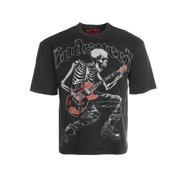Godspeed Rarity Collection "Rock On" Men's Black Box Tee - SIZE Boutique