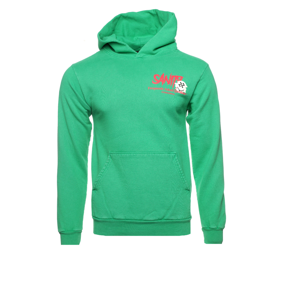 Sanity HoodieFAQ "Sanity" Men's Green Hoodie - SIZE Boutique