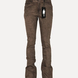ShopSizeUSA Sarlat Stacked Jean Blue Front View at SIZE Boutique