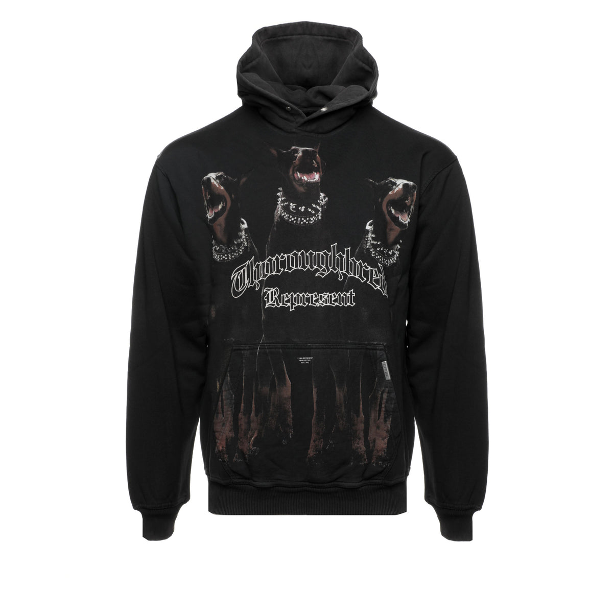 Represent Clo. "Thoroughbred" Men's Black Hoodie - SIZE Boutique