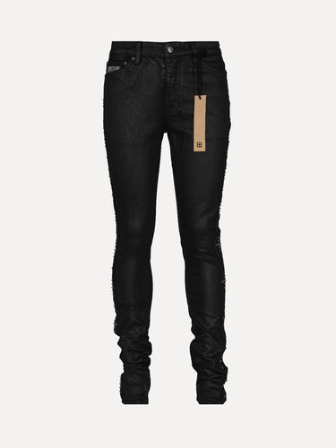 Ksubi Van Winkle Studded Plus Slim Fit Distressed Denim Jeans in Blue at SIZE Boutique