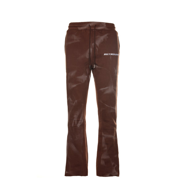 Retorvert "Washed Flare" Brown Men's Sweatpants