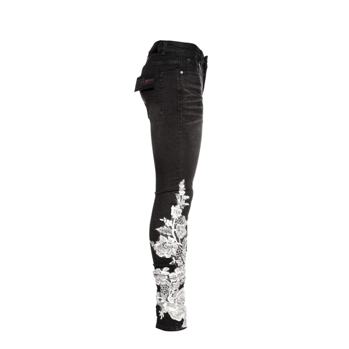 SERENEDE "& Wisdom" Men's Black Fitted Jean -SIZE Boutqiue