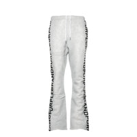 Purple Brand Wordmark Repeat Flare Sweatpants - SIZE Boutique