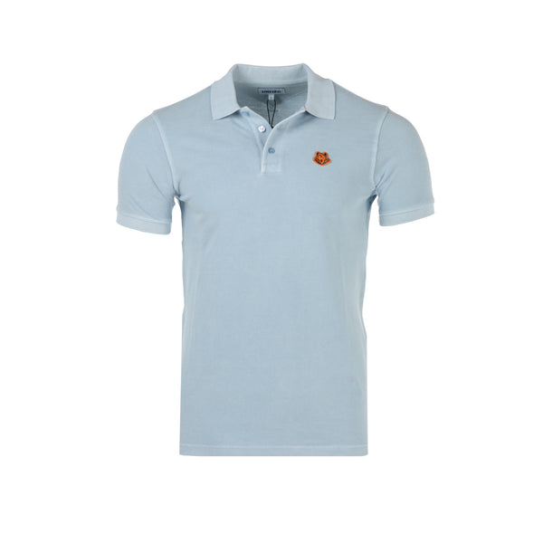 SS 22 Kenzo Paris Men's Tiger Crest Polo Blue