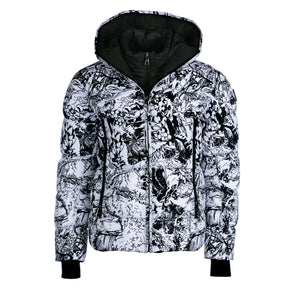 7th Heaven London Men's Bonucci Puffer Bomber Jacket