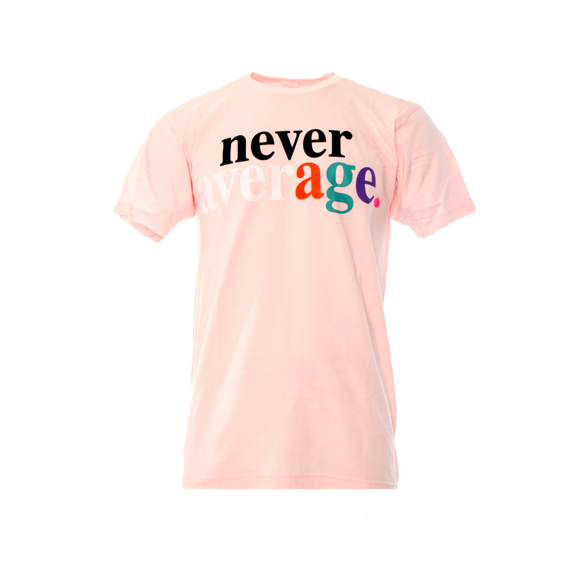 Fashion Geek Never Average Tee Pink