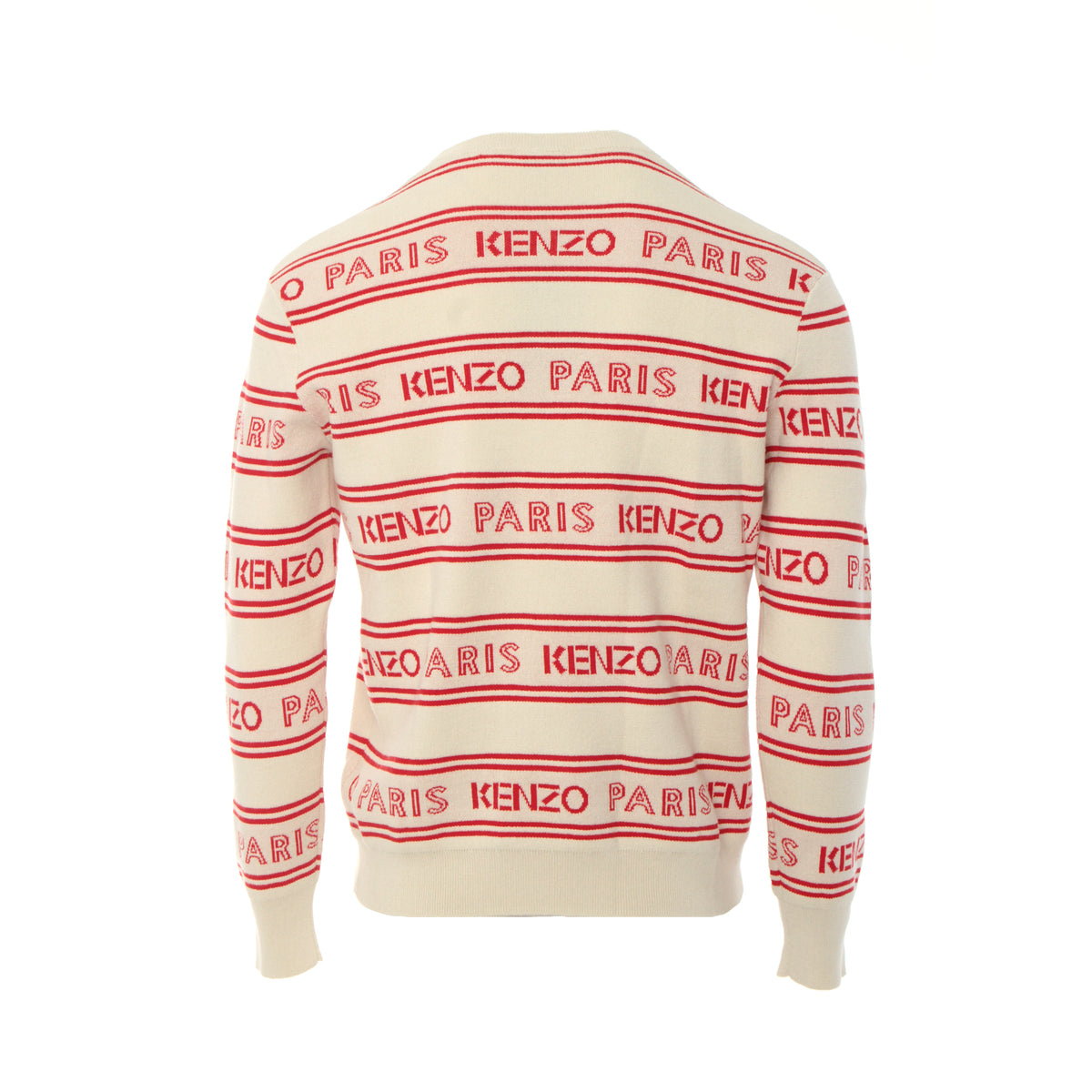 Kenzo Paris All Over Kenzo Jacquard Beige Red