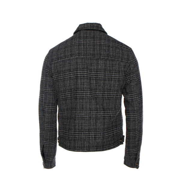 Kollar Clothing Plaid Trucker Jacket