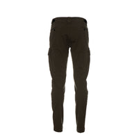 Garment Dyed Stretch Gabardine Cargo Lens Trouser