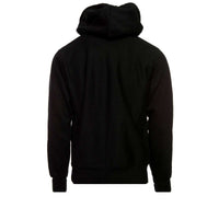 Champion Reverse Weave Zipped Hoodie Varsity Logo Black