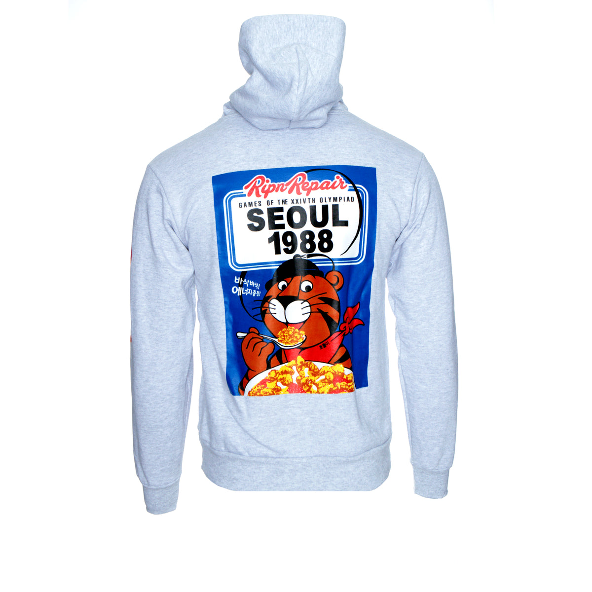 Rip n' Reapir 1988 Men's Heavy Fleece Hoodie Grey