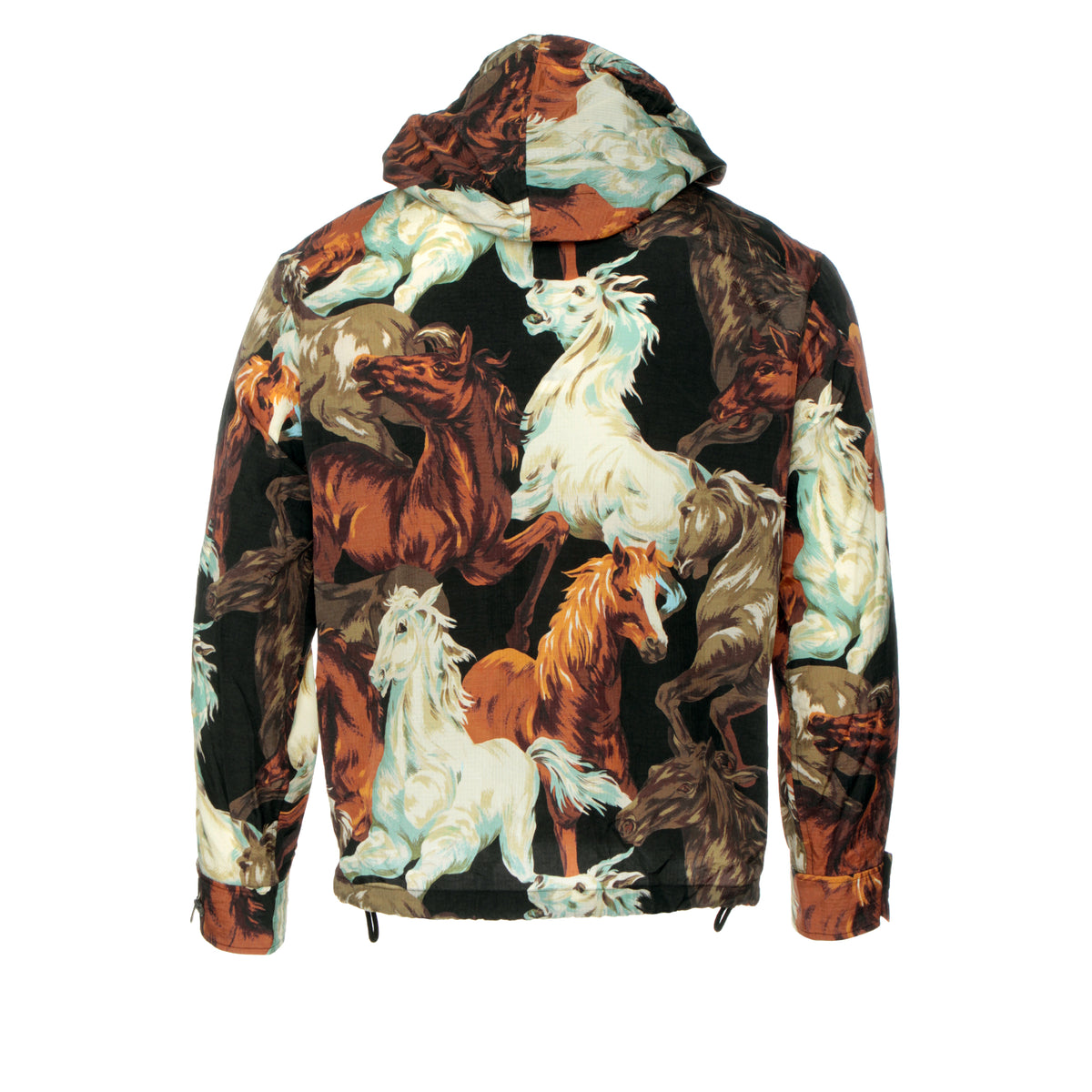 KENZO Paris 'Chevaux KENZO' Half Zip Men's Anorak