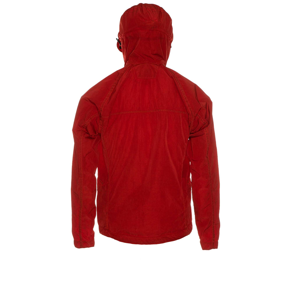 C.P Company Chrome Re-Colour Goggle Jacket in Poinciana Red